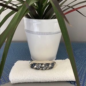 Brighton Crystal Voyage Hinged Bangle Bracelet